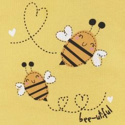 Gerber® 4-Piece Baby Girls Bee Garden Onesies® Bodysuit, Tee, Skort & Pant Set See What's New