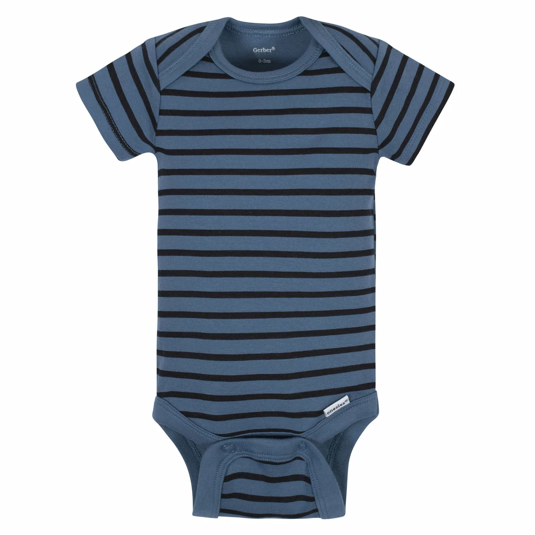 Cheap 🥰 Gerber® 5-Pack Baby Boys Comfy Stretch Badger Short Sleeve Onesies® Bodysuits BabyPreemie - 24M 💯 5 Gerber® 5-Pack Baby Boys Comfy Stretch Badger Short Sleeve Onesies® Bodysuits BabyPreemie - 24M
