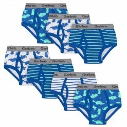 Gerber® 7-Pack Toddler Boys Dinosaur Briefs Underwear