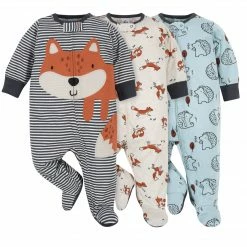 Gerber® 3-Pack Baby Boys Fox Sleep 'N Plays