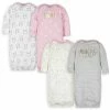 Gerber® 4-Pack Baby Girls Princess Gowns BabyPreemie - 24M
