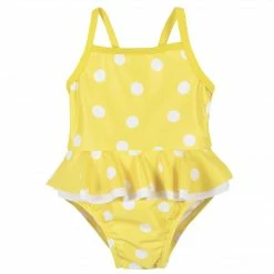 Gerberยฎ See What's New Baby & Toddler Girls Lemon Squeeze One-Piece Swimsuit