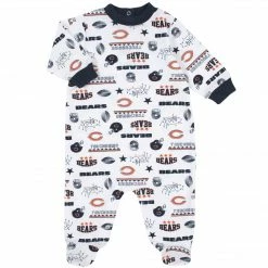 NFL Chicago Bears 3-Piece Baby Boys Bodysuit, Sleep 'N Play, And Cap Set BabyPreemie - 24M