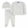 Gerber® See What's New 3-Piece Baby Girls Dots Of Rainbows Pointelle Take Me Home Set