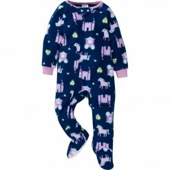 Gerber® BabyPreemie - 24M 2-Pack Baby & Toddler Girls Princess Fleece Pajamas