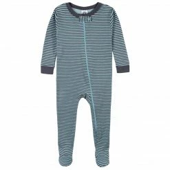 Gerber® See What's New 2-Pack Baby & Toddler Boys Dino Blues Snug Fit Footed Cotton Pajamas
