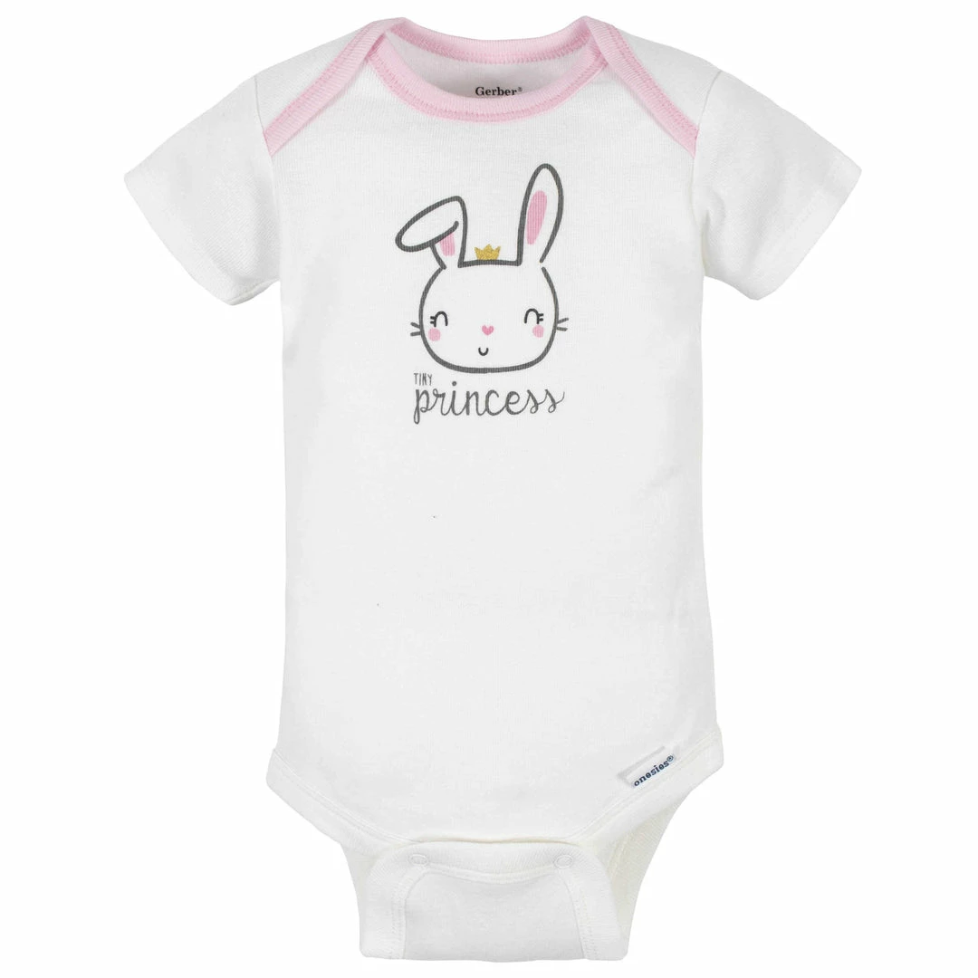 Coupon 🎁 Gerber® 8-Pack Baby 👧 Girls Princess Short Sleeve Onesies® Bodysuits BabyPreemie - 24M ⌛ 8 Gerber® 8-Pack Baby Girls Princess Short Sleeve Onesies® Bodysuits BabyPreemie - 24M