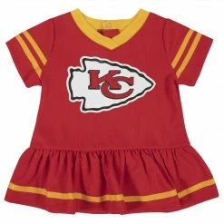 NFL BabyPreemie - 24M Kansas City Chiefs Baby Girls Dress And Diaper Cover Set