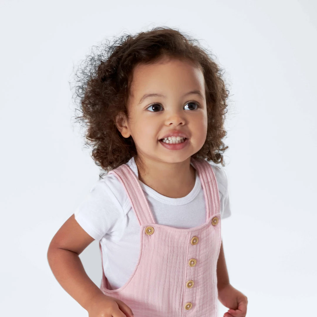 Cheapest 👏 Gerber® Kids Infant & Toddler 👧 Girls Pink Gauze Shortall BabyPreemie - 24M 🧨 2 Gerber® Kids Infant & Toddler Girls Pink Gauze Shortall BabyPreemie - 24M