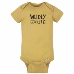 Gerber® BabyPreemie - 24M 8-Pack Baby Boys Tiger Short Sleeve Onesies® Bodysuits