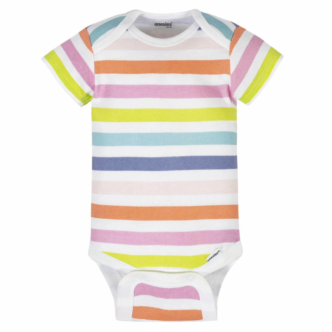 Hot Sale 🌟 8-Pack Baby 👧 Girls Unicorns Onesies® Brand Bodysuits 🧨 5 8-Pack Baby Girls Unicorns Onesies® Brand Bodysuits