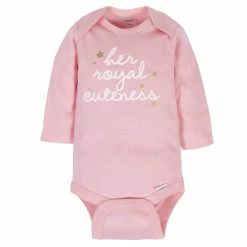Discount ⭐ Gerber® 6-Pack Baby 👧 Girls Castle Long Sleeve Onesies® Bodysuits ⭐ 13 Gerber® 6-Pack Baby Girls Castle Long Sleeve Onesies® Bodysuits