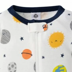 Gerber® BabyPreemie - 24M 2-Pack Baby & Toddler Boys Earth Snug Fit Footed Cotton Pajamas