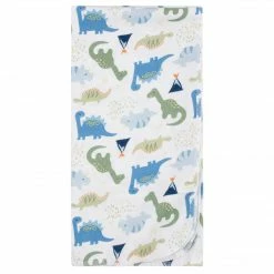Gerber® 5-Pack Baby Boys Dinosaur Flannel Receiving Blankets BabyPreemie - 24M