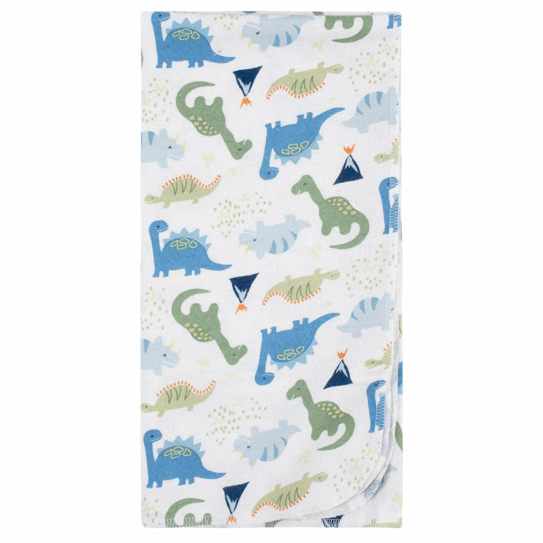 Cheapest 💯 Gerber® 5-Pack Baby Boys Dinosaur Flannel Receiving Blankets BabyPreemie - 24M 🤩 2 Gerber® 5-Pack Baby Boys Dinosaur Flannel Receiving Blankets BabyPreemie - 24M