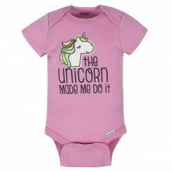 Hot Sale 🌟 8-Pack Baby 👧 Girls Unicorns Onesies® Brand Bodysuits 🧨 13 8-Pack Baby Girls Unicorns Onesies® Brand Bodysuits