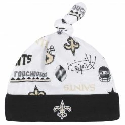 NFL New Orleans Saints 3-Piece Baby Boys Bodysuit, Sleep 'N Play, And Cap Set