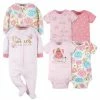 Gerber® 6-Piece Baby Girls Princess Onesies® Bodysuit And Sleep 'N Play Set BabyPreemie - 24M