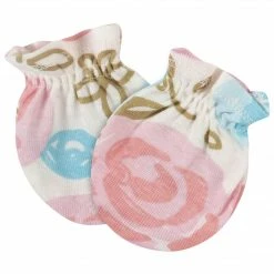 Gerber® 4-Pack Baby Girls Princess No Scratch Mittens