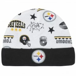 NFL BabyPreemie - 24M Pittsburgh Steelers 3-Piece Baby Boys Bodysuit, Bib, And Cap Set