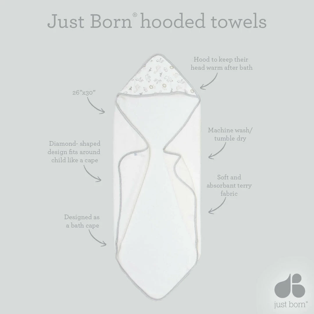 Outlet 👏 Just Born 2-Pack 👧 Girls Lilac Trellis Hooded Towels BabyPreemie - 24M ⌛ 3 Just Born 2-Pack Girls Lilac Trellis Hooded Towels BabyPreemie - 24M