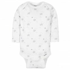 Gerber® 6-Pack Baby Neutral Sheep Long Sleeve Onesies® Bodysuits BabyPreemie - 24M