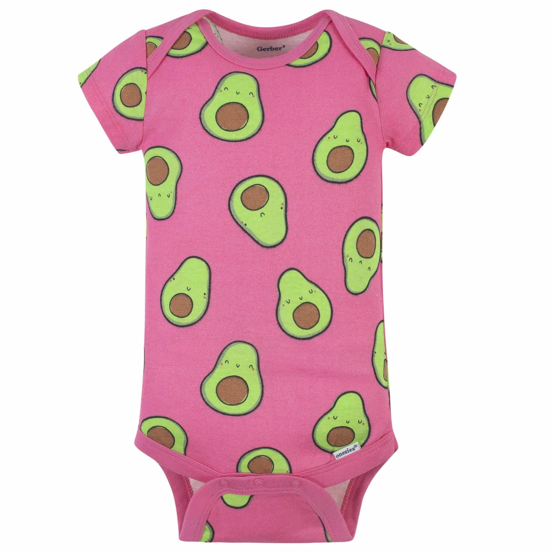 Cheapest 🔥 Gerber® 4-Piece Baby Pink Avocados Onesies® Bodysuit & Sleep 'N Play Set 🤩 5 Gerber® 4-Piece Baby Pink Avocados Onesies® Bodysuit & Sleep 'N Play Set