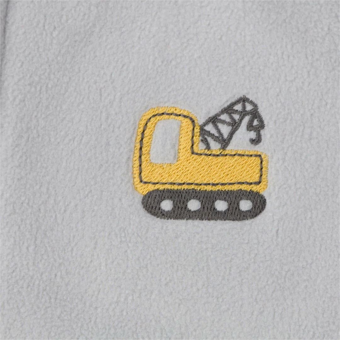 Hot Sale 🌟 Gerber® 2-Pack Baby & Toddler Boys Construction Trucks Fleece Pajamas 💯 8 Gerber® 2-Pack Baby & Toddler Boys Construction Trucks Fleece Pajamas