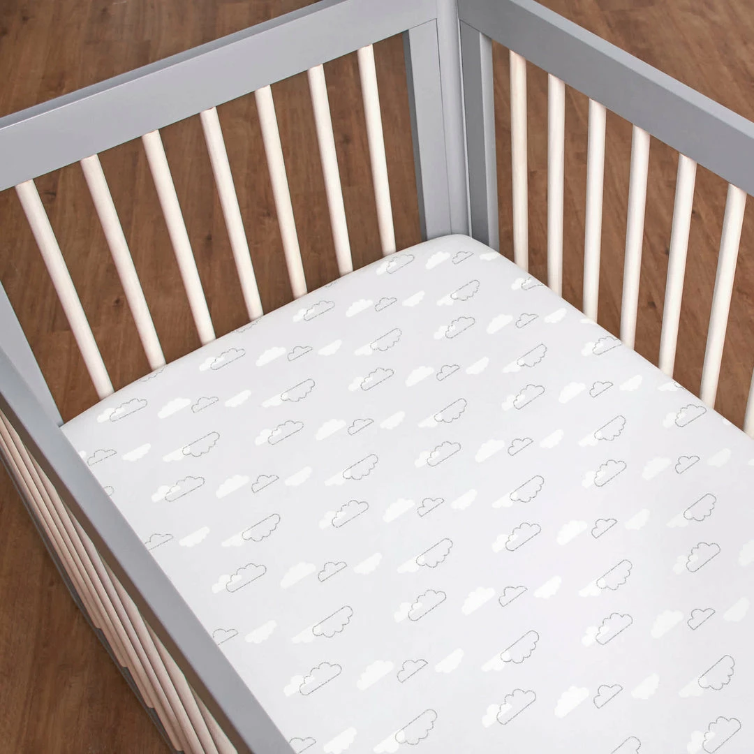 Brand new 🎉 Just Born By Gerber® 3-Piece Baby Neutral Sparkle Fitted Crib Sheets & Crib 👗 Skirt Set ⌛ 5 Just Born By Gerber® 3-Piece Baby Neutral Sparkle Fitted Crib Sheets & Crib Skirt Set