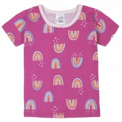 Gerber® 4-Piece Infant & Toddler Girls Rainbows Snug Fit Cotton Pajamas
