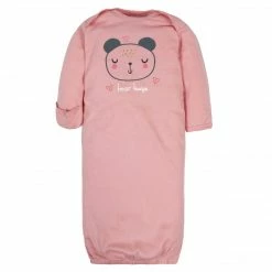 BabyPreemie - 24M Gerber® 4-Pack Baby Girls Bear Gowns
