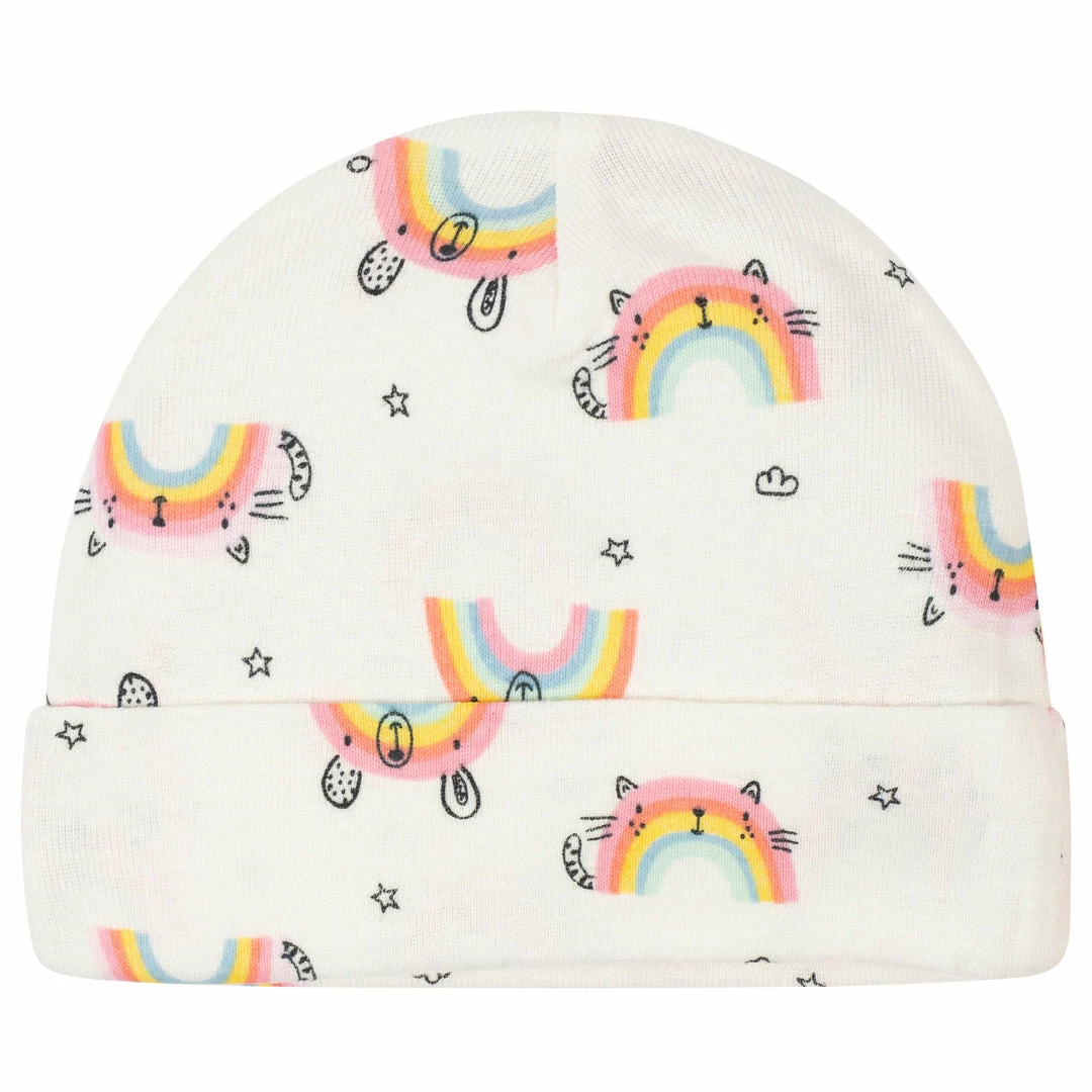 Best reviews of ✔️ Gerber® 5-Pack Baby 👧 Girls Rainbow Caps BabyPreemie - 24M 😀 3 Gerber® 5-Pack Baby Girls Rainbow Caps BabyPreemie - 24M