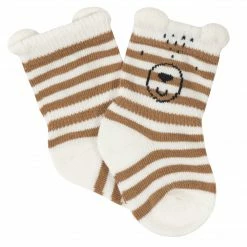 Gerber® 6-Pack Baby Boys Bear Wiggle Proof® Jersey Crew Socks