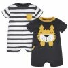 Gerber® See What's New 2-Pack Baby Boys Wild At Heart Tiger Rompers