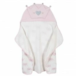 Gerber® 1-Pack Baby Girls' Princess Hooded Bath Wrap