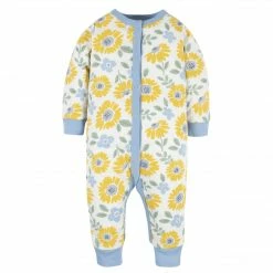 Gerber® 2-Piece Baby Girls Sunny Garden Coverall & Headband Set See What's New