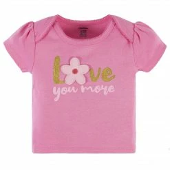 Gerber® 4-Piece Baby Girls Summer Blossom Onesies® Bodysuit, Tee, Skort & Pant Set See What's New