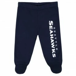 NFL Seattle Seahawks 3-Piece Baby Boys Bodysuit, Pant, And Cap Set BabyPreemie - 24M