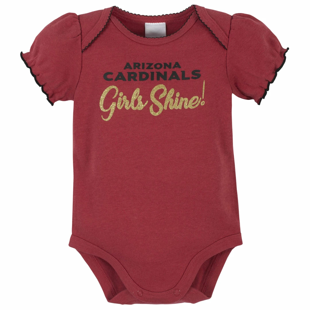 Best reviews of ๐ฏ NFL Arizona Cardinals Baby ๐ง Girls Short Sleeve Bodysuits ๐ 3 NFL Arizona Cardinals Baby Girls Short Sleeve Bodysuits