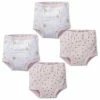 Gerber® BabyPreemie - 24M 4-Pack Baby Girls' Castle Training Pants