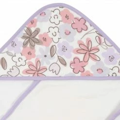 Gerber® 2-Pack Baby Girls Bunny Ballerina Hooded Towels Bath