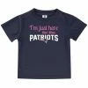 NFL New England Patriots Girls Short Sleeve Tee Shirt