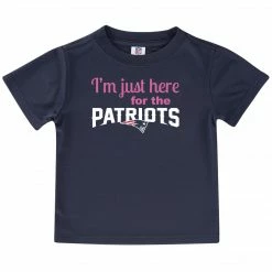 NFL New England Patriots Girls Short Sleeve Tee Shirt