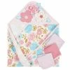 Gerber® 4-Piece Girls Princess Hooded Towel & Washcloth Set Bath