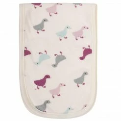 Gerber® 4-Pack Baby Girls Comfy Stretch Ducklings Burp Cloths BabyPreemie - 24M