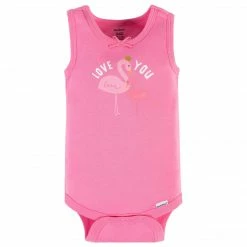 Gerber® See What's New 4-Pack Baby Girls Summer Blossom Tank Onesies® Bodysuits