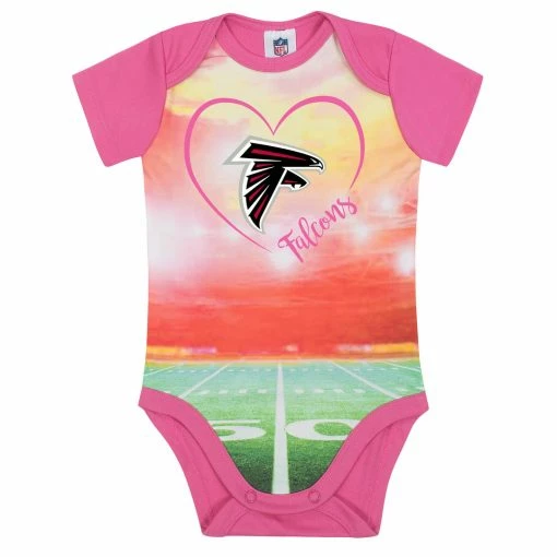 NFL Atlanta Falcons Baby Girl Short Sleeve Bodysuit