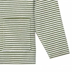 Gerber® Kids Infant & Toddler Boys Green Striped Sweater With Pocket BabyPreemie - 24M