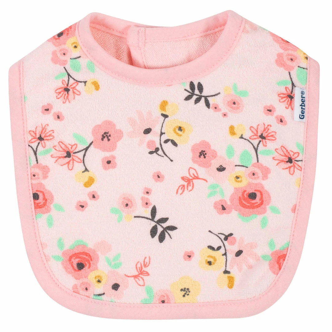 Discount 🎁 Gerber® BabyPreemie - 24M 3-Pack Baby 👧 Girls Love You Organic Bibs 🤩 3 Gerber® BabyPreemie - 24M 3-Pack Baby Girls Love You Organic Bibs