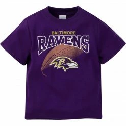 NFL 3-Pack Baby & Toddler Boys Ravens Short Sleeve Shirts BabyPreemie - 24M